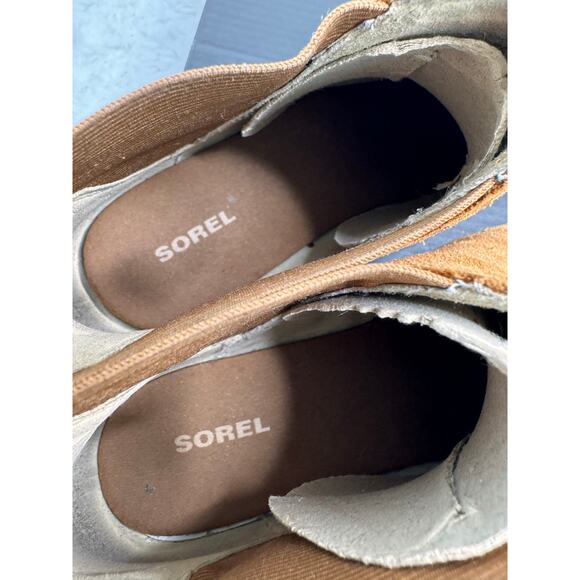Sorel Harlow Chelsea Boots Camel Brown Suede Waterproof fall winter Women’s 8 - Picture 14 of 16